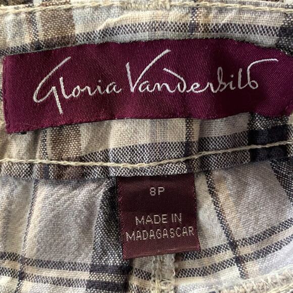 Gloria Vanderbilt plaid Bermuda shorts Size 8P - Picture 6 of 7